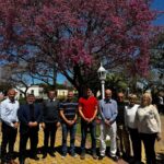 La FSCCA junto con el Dtor. Pcial. Alejandro Pastore visitando el Centro Económico de Correa