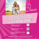 Ganadores Escaneá y Ganá Felíz Día Mamá 2025 (FSCCA Santa Fe)